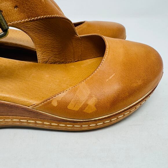 Antelope Tan Suede Wedge Sandals - Picture 8 of 15